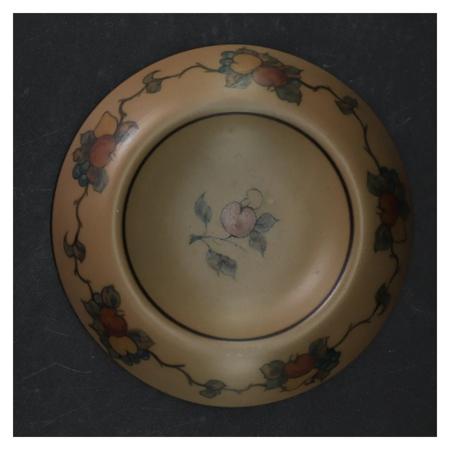 Dekoreret keramikfad (str. Ø 25)