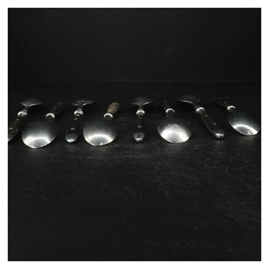 Teskeer med træhåndtag (str. 20 cm)