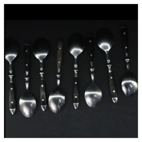 Teskeer med træhåndtag (str. 20 cm)