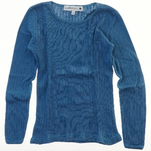 Langærmet ribbet bluse fra Starlings (str. 116)