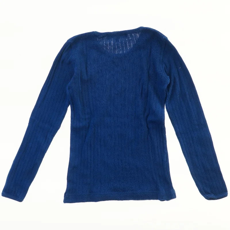 Langærmet blå bluse fra Starlings (str. 116) ny