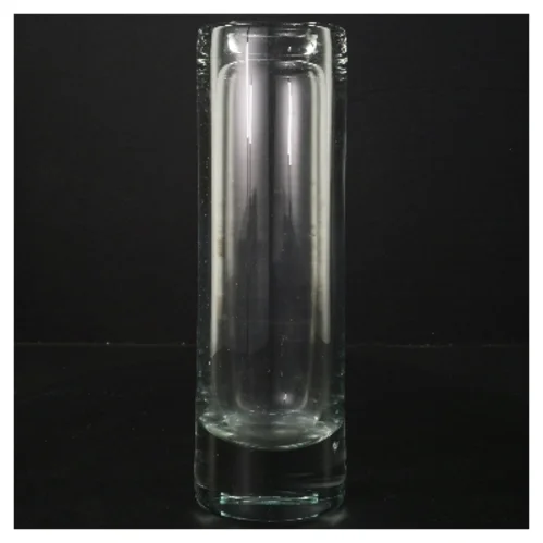 Glasvase  (str. Ø 7 cm højde 23 cm)