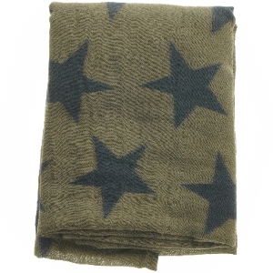 Tørklæde/sjal i uld og silke (str. 110x210 cm)