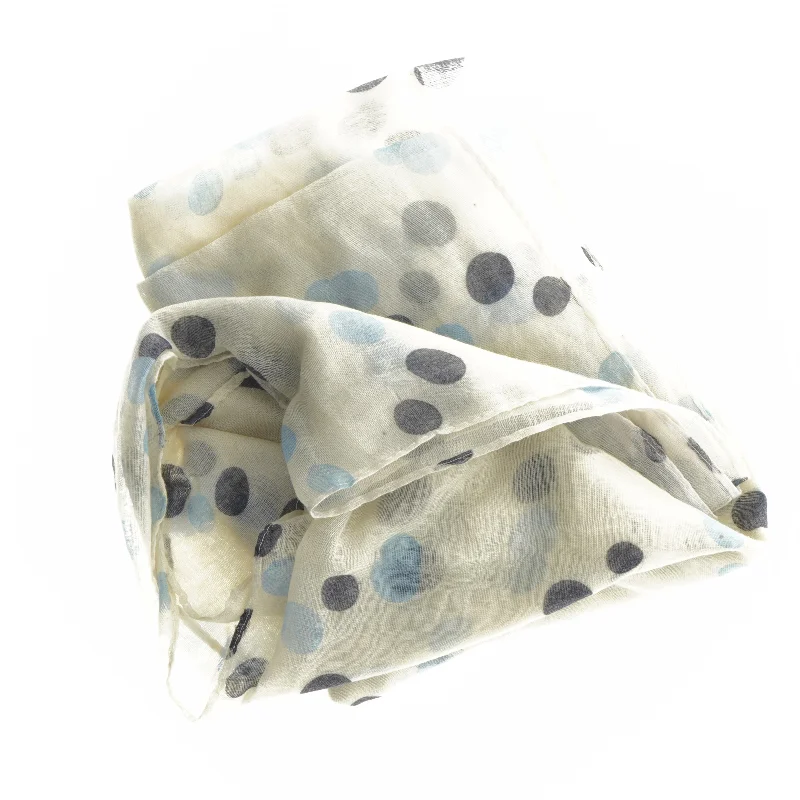 Tørklæde med prikker (str. 90x190 cm)