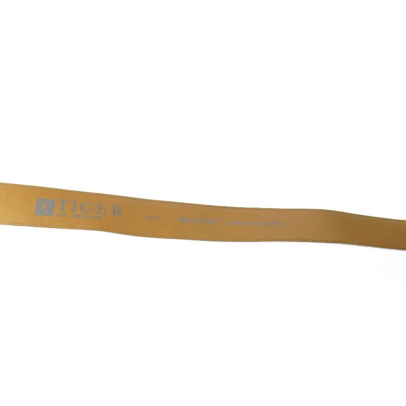 Læderbælte med metallås fra Tiger Of Sweden (str. 85 cm)