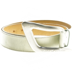 Læderbælte med metallås fra Tiger Of Sweden (str. 85 cm)