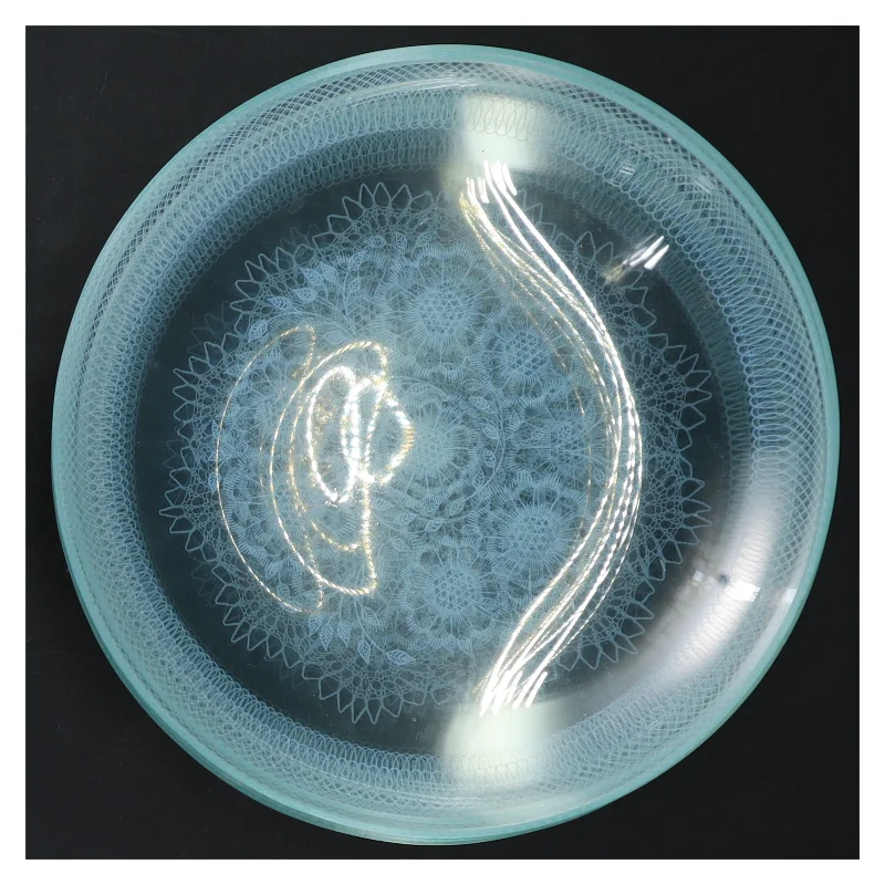 Set med 9 glas tallerkener (str. 9 stk Ø 16 cm)