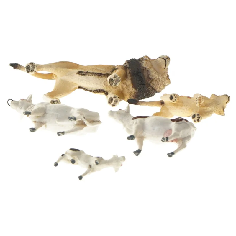 Figurer af husdyr og vilde dyr fra Sleich (str. 4,5-12 cm)