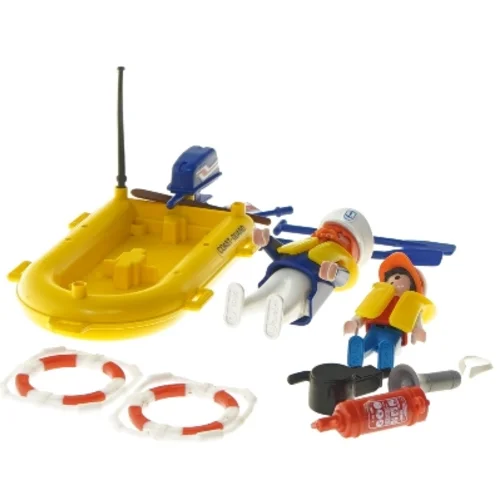 Redningsbåd fra Playmobil (str. 12x8 cm)