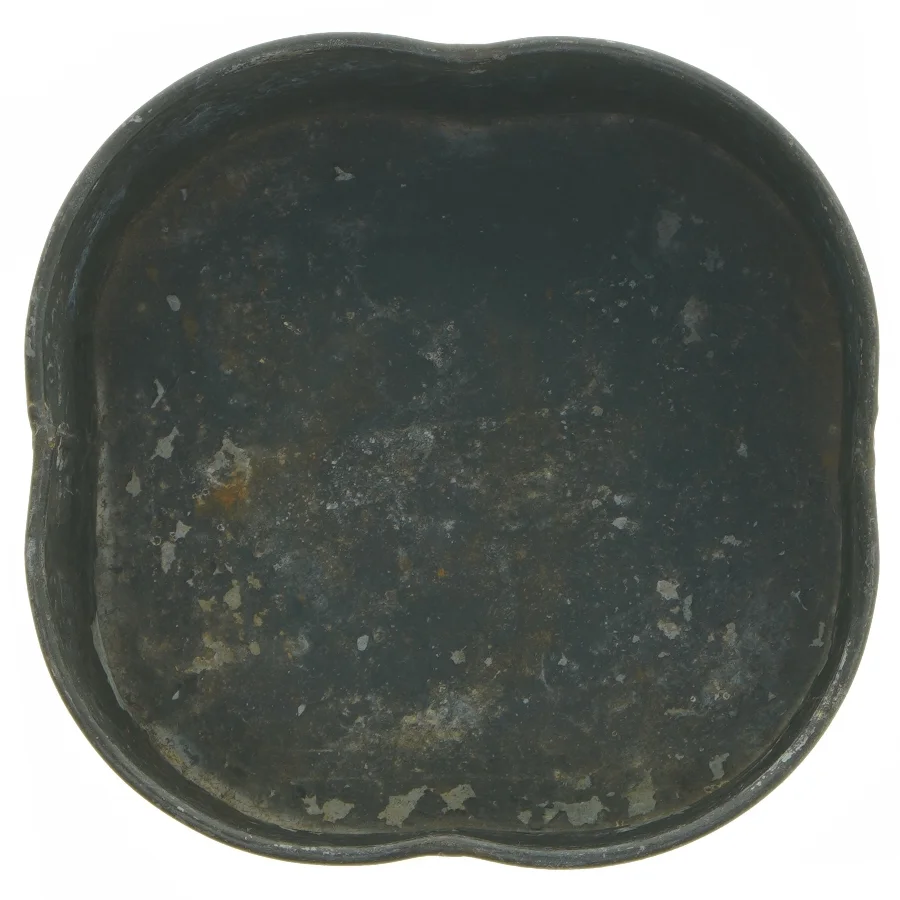 Dekorativ metalpotte fra Lene Bjerre (str. 12x20x20 cm)