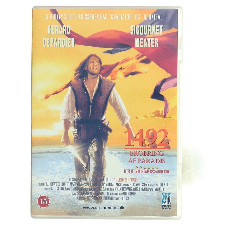 1492: Erobring af Paradis med Gerard Depardieu (DVD)