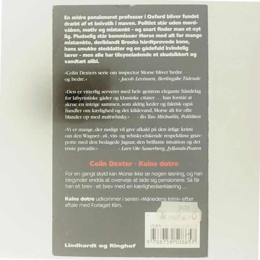 Kains døtre af Colin Dexter (Bog)