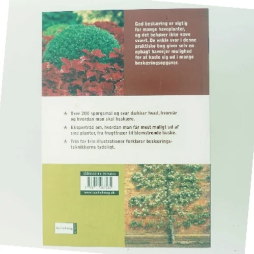 Beskæring : ekspertsvar på alle spørgsmål af Richard Bird (Bog)