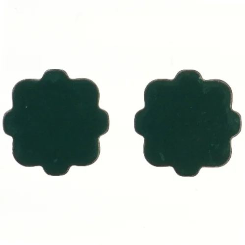 2 stk sølvfarvede lysestager 17 cm (str. 2 stk 17 cm)