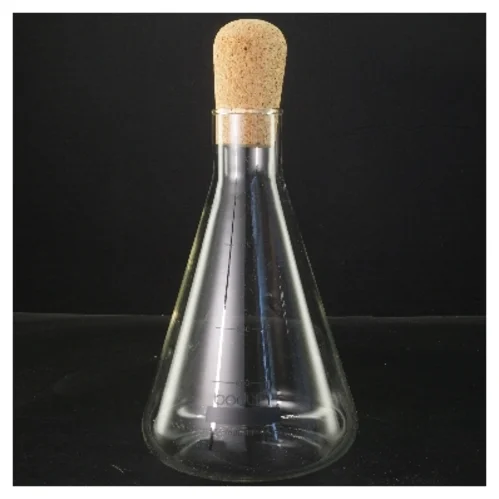 Glaskaraffel med korkprop 1 liter fra Bodum (str. 27 cm)