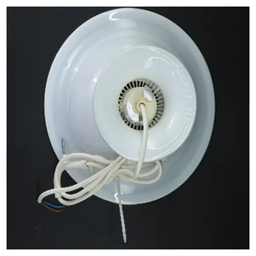 Hvid pendellampe Ø26 cm (str. Ø 26 cm længde 19 cm)