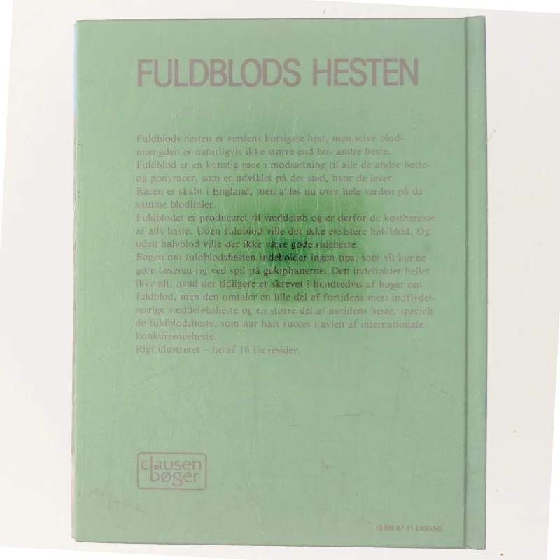 Fuldblods Hesten af Dinny Lund (Bog)
