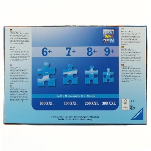 Ravensburger XXL puslespil 300 brikker verdenskort fra Ravensburger (str. 300 brikker 49x36 cm)