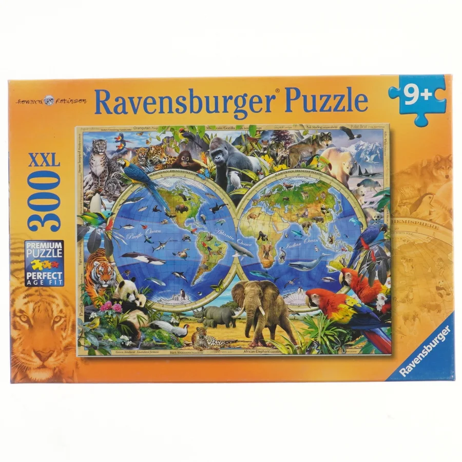 Ravensburger XXL puslespil 300 brikker verdenskort fra Ravensburger (str. 300 brikker 49x36 cm)