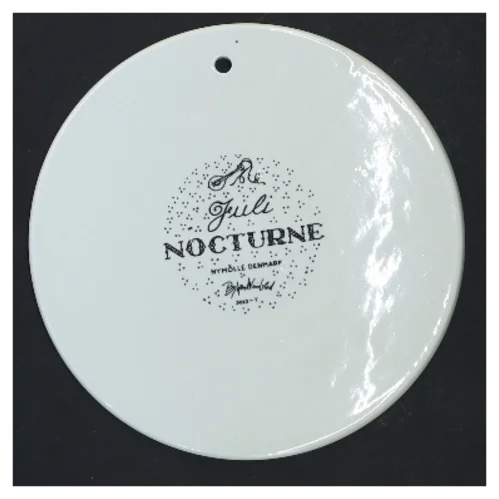 Bjørn Wiinblad Nymølle Nocturne vægplatte Ø15,5 cm fra Nymölle (str. Ø 15,5 cm)