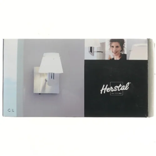 Væglampe med lysdæmper fra Herstal (str. 15x10x13 cm)