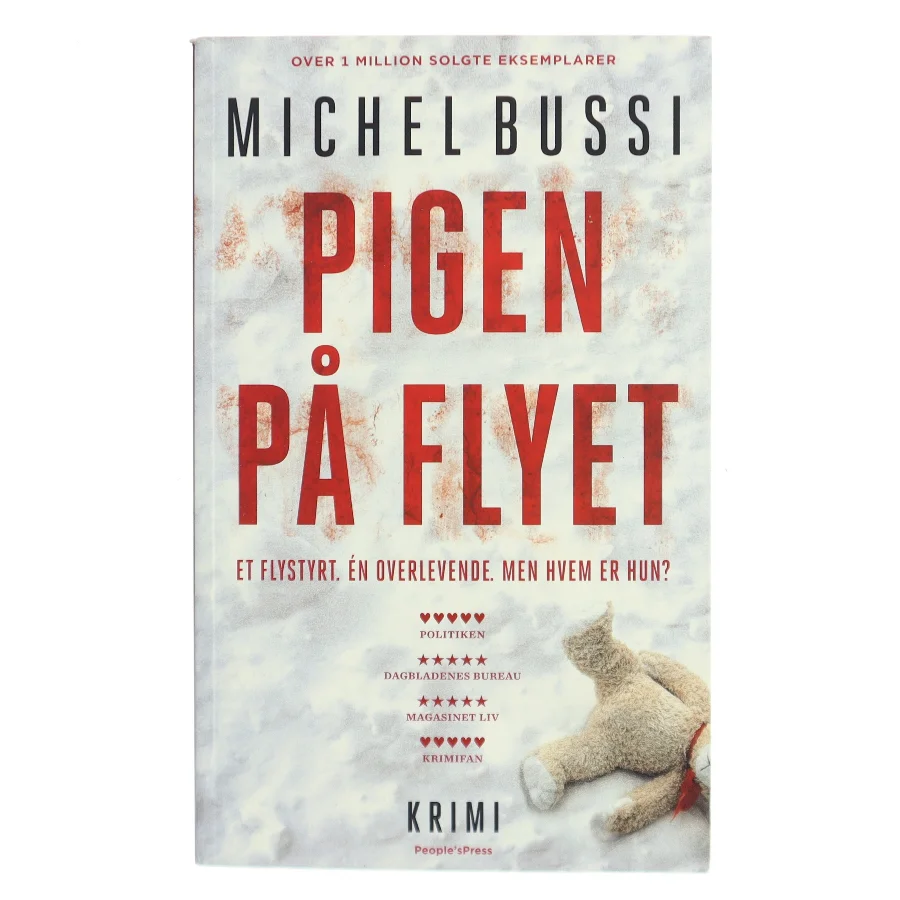 Pigen på flyet af Michel Bussi (Bog)