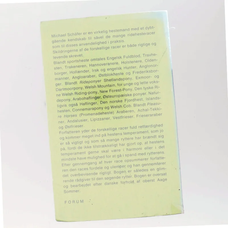 Berømte heste- og ponyracer af Michael Schäfer (Bog)