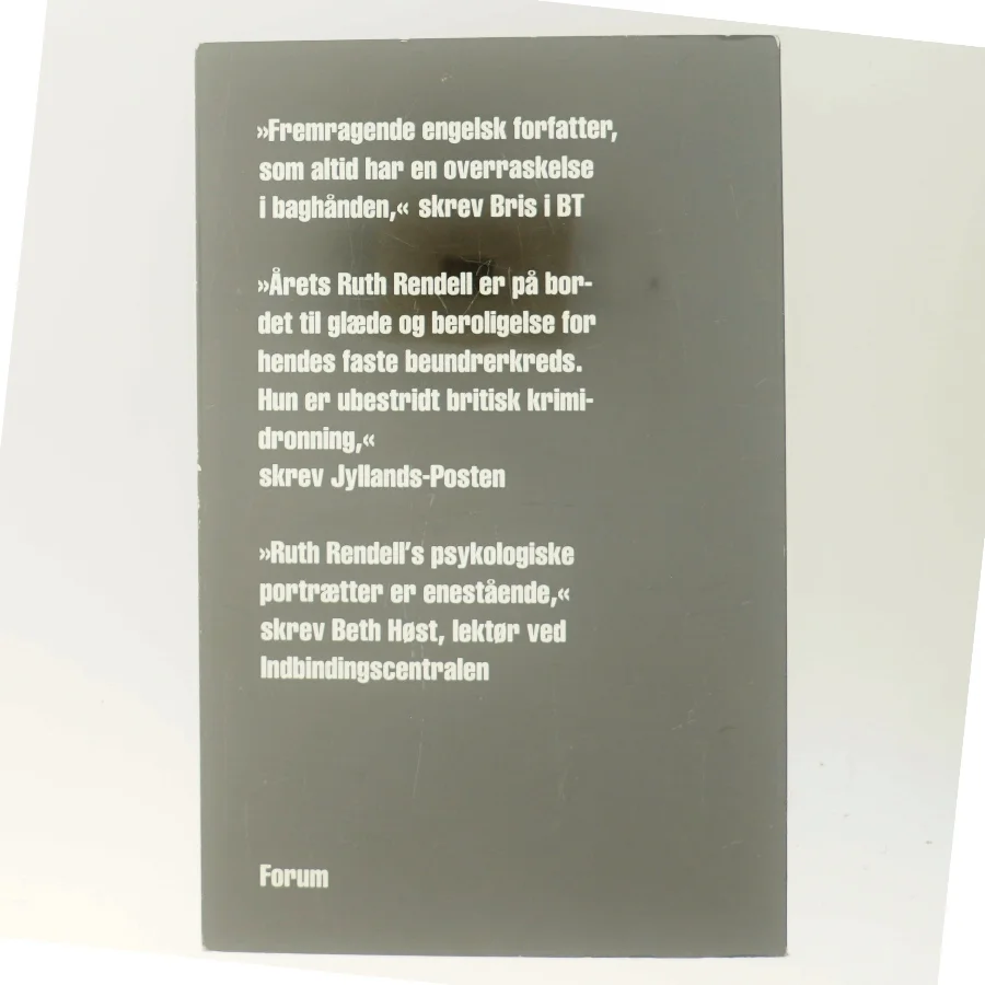 Dødens slør af Ruth Rendell (Bog)