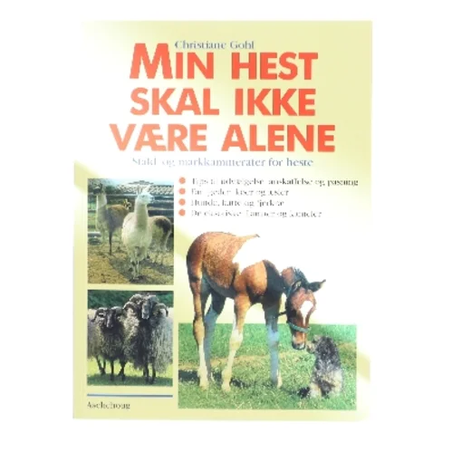 Min hest skal ikke være alene af Christiane Gohl (Bog)