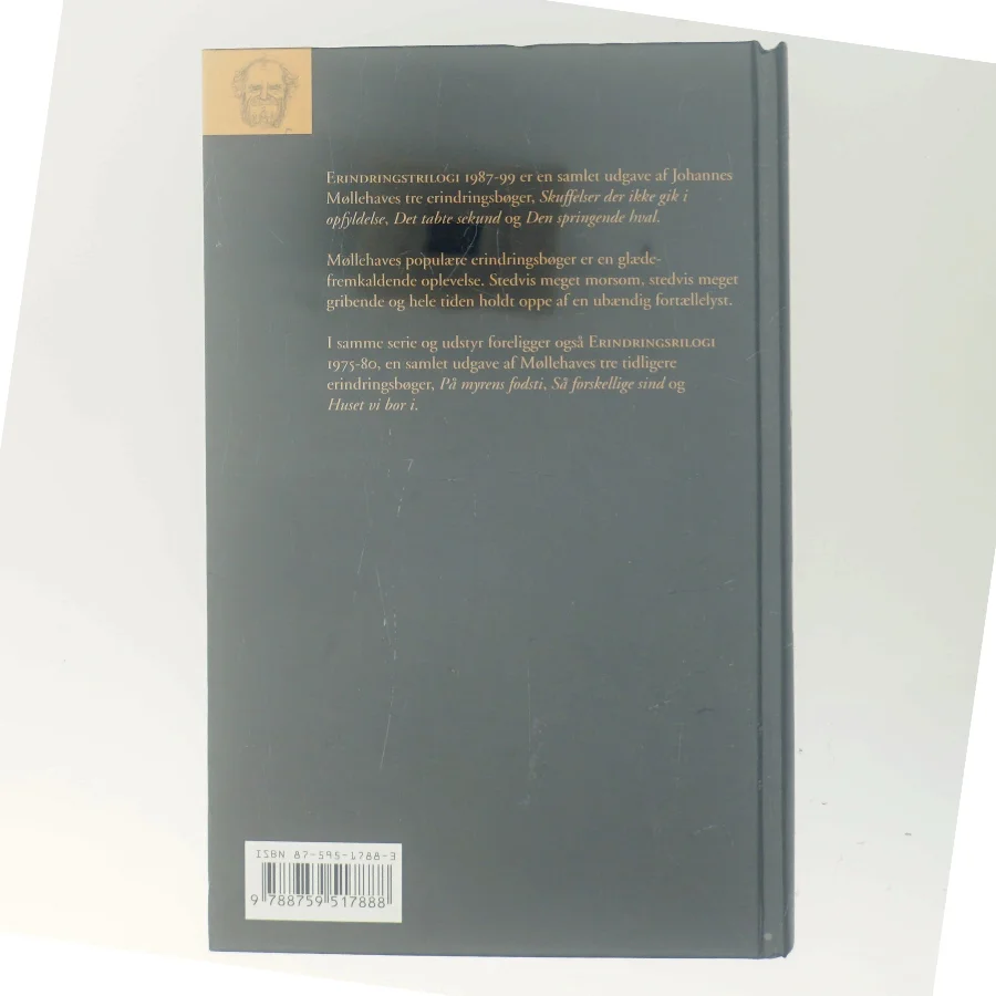 Erindringstrilogi : 1987-1999 af Johannes Møllehave (Bog)