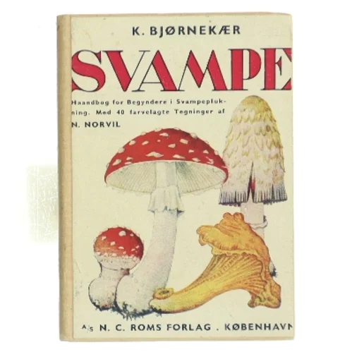 Svampe af K. Bjørnekær (Bog)