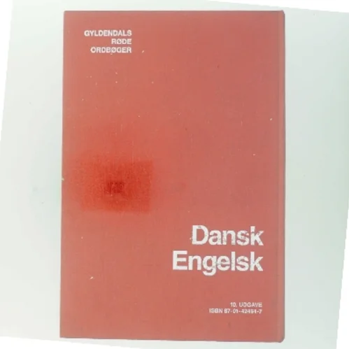 Dansk-Engelsk ordbog (Bog)