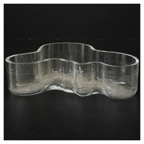 Alvar Aalto glasskål (str. Ø19,5 cm)