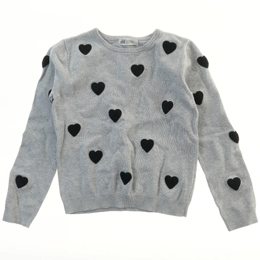 Trøje med hjerter fra H&M (str. 128)