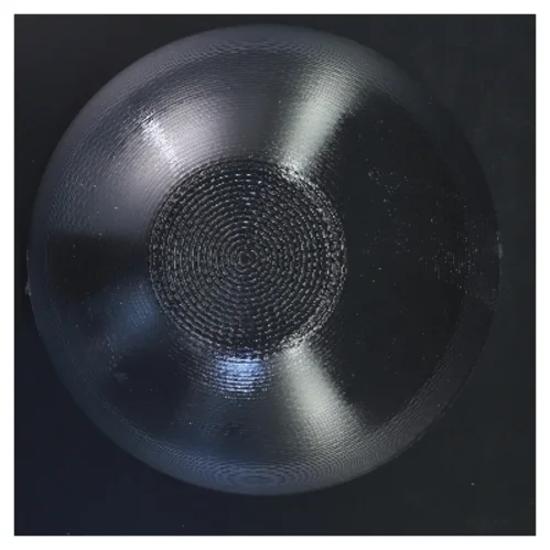 Stor rund glas skål Ø28 cm (str. Ø 28 cm)