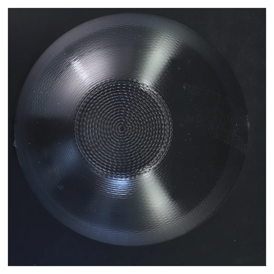 Stor rund glas skål Ø28 cm (str. Ø 28 cm)