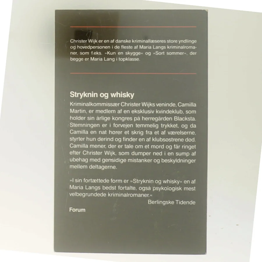 Stryknin og whisky af Maria Lang (Bog) fra Forum