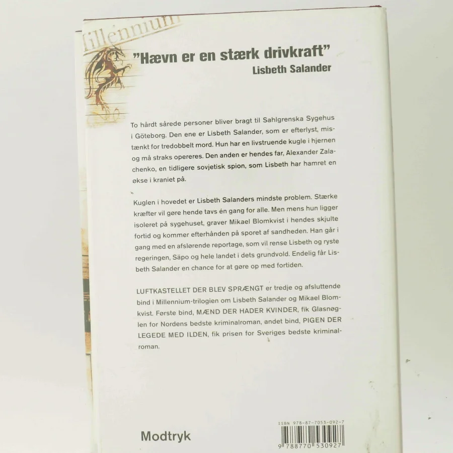 Luftkastelletderblevsprngt Stir up a Hornets' Nest of Girl. Shi Dige Larsen. the Danish Original. Hardcover](chinese Edition) (Bog)
