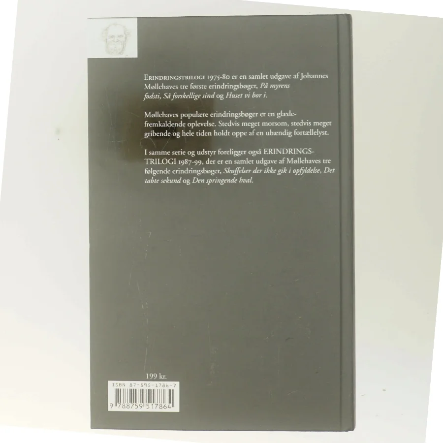 Erindringstrilogi : 1975-1980 af Johannes Møllehave (Bog)