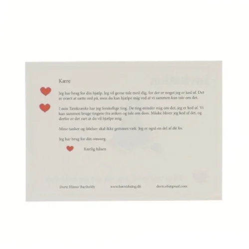 Invitation kort med illustration (str. 15x10,5 cm)