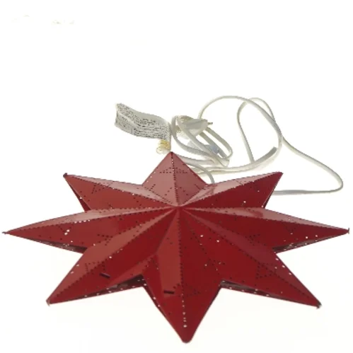 Rød stjerne lampe (str. Ø 30 cm)