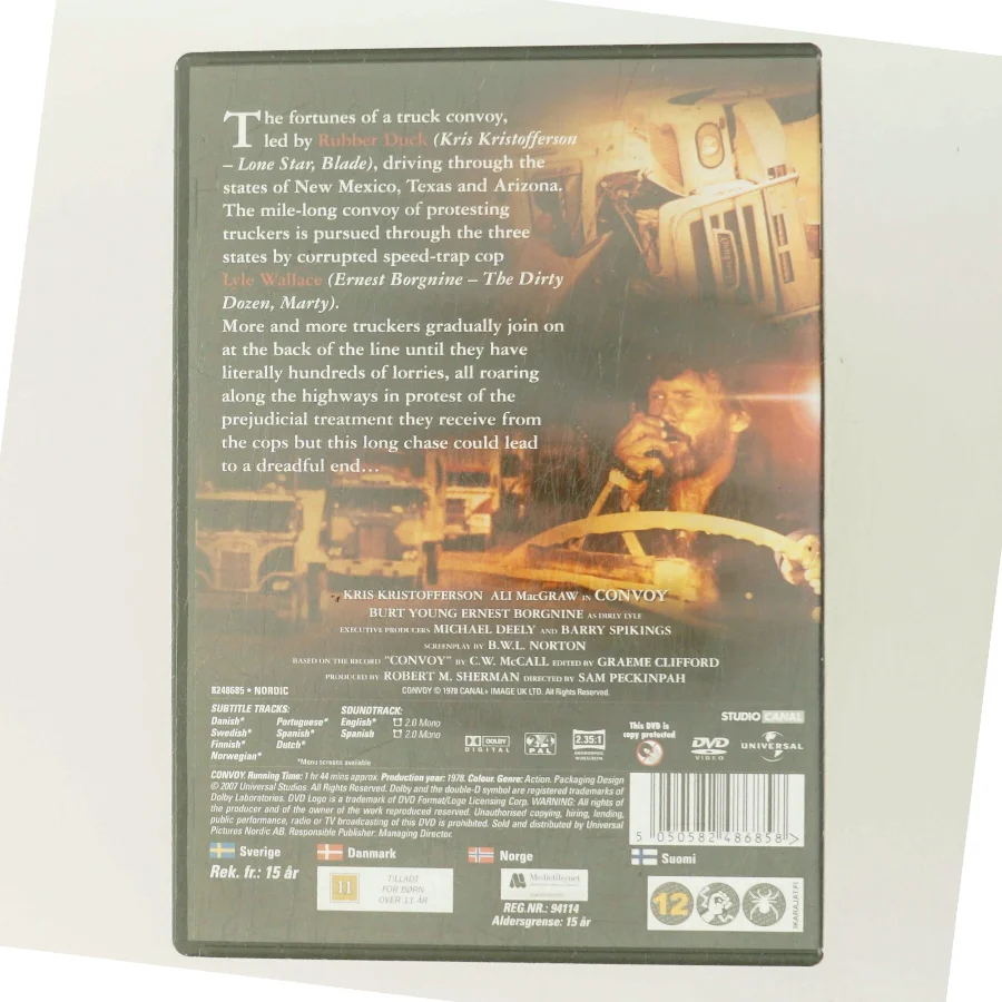 Convoy DVD fra Universal med Kris Kristofferson (DVD)