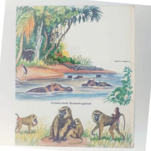 Børnebog - Dyr på en savanne i Afrika 2 af Inga Borg (Bog)