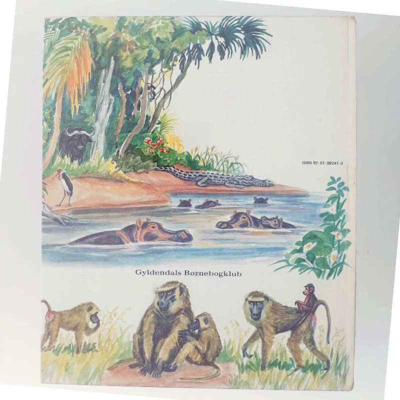 Børnebog - Dyr på en savanne i Afrika 2 af Inga Borg (Bog)