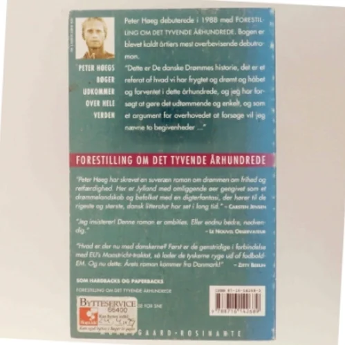 Forestilling om det tyvende århundrede : roman af Peter Høeg (f. 1957-05-17) (Bog)