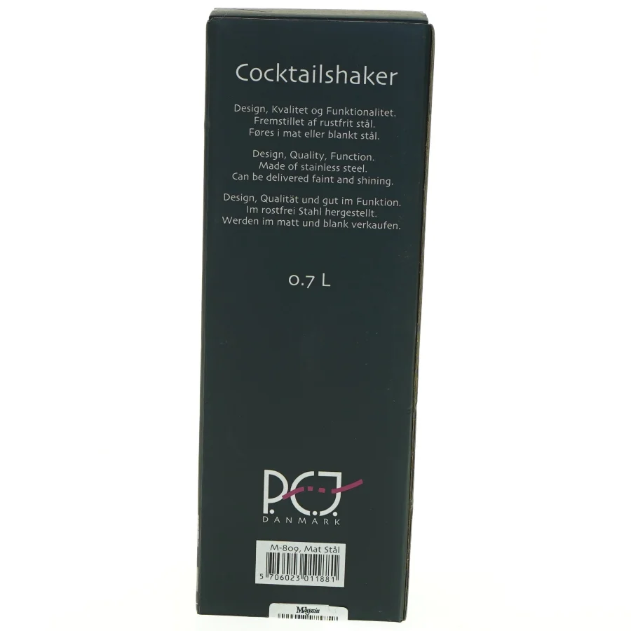 Cocktailshaker fra Magasin (str. 0,7 l)