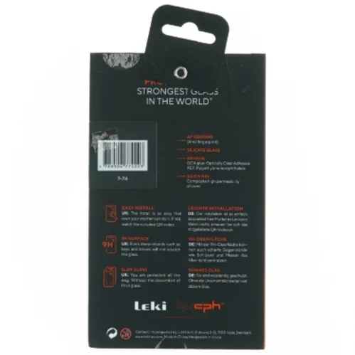 Skærmbeskytter til iPhone 13/13 Pro fra By Cph Glass (str. 18 x 10,5 cm)