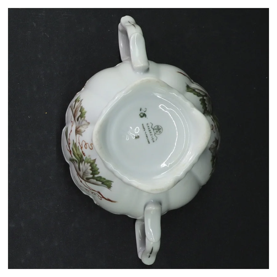 Sukkerkrukke med låg (str. Ø. 9,5 cm)