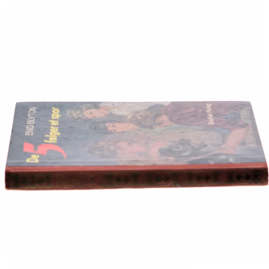 De 5 følger et spor af Enid Blyton (Bog)