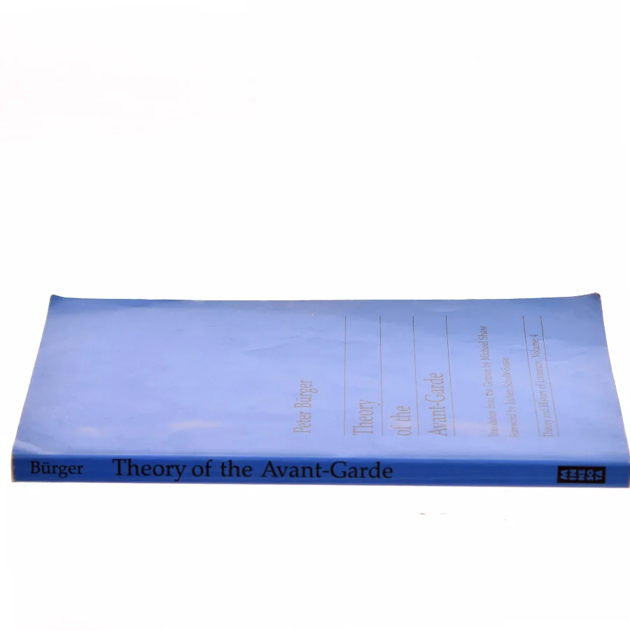 Theory of the avant-garde af Peter Bürger (Bog)